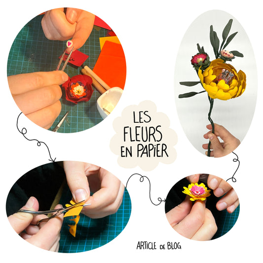 La petite histoire derrière mes fleurs en papier