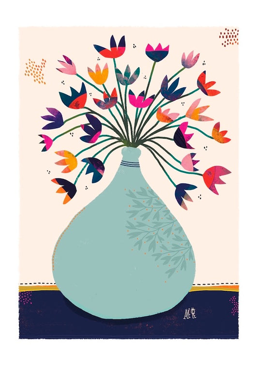 Illustration d'un bouquet de fleurs