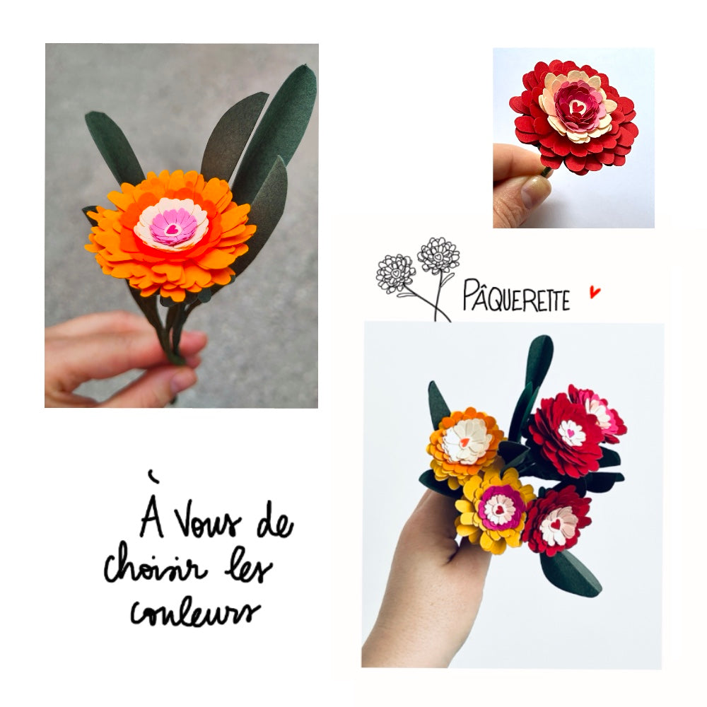 Fleurs en Papier Sur Mesure.