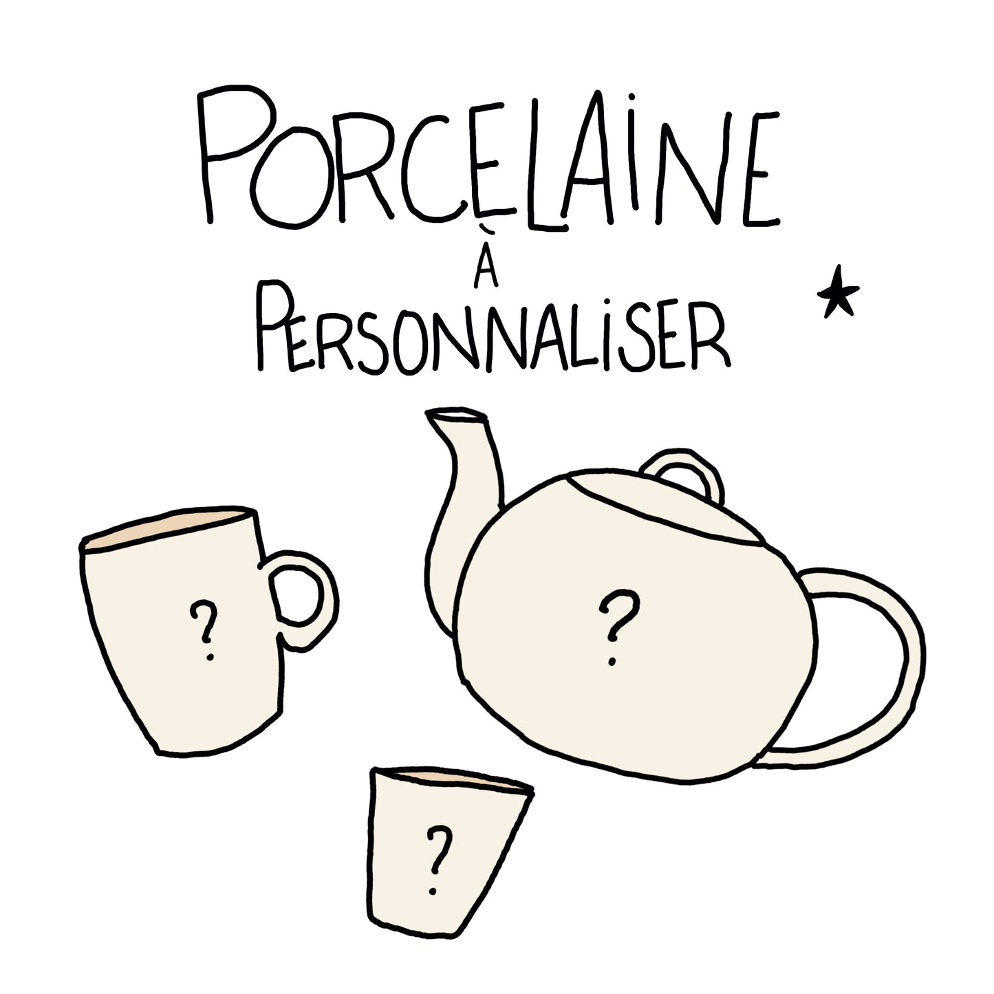 Commande porcelaine, envie d'un mug personnalisé ou original