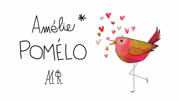 Dessin représentant le logo Amélie Pomélo