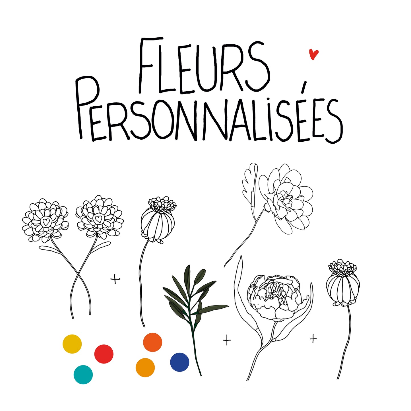 Fleurs en Papier Sur Mesure