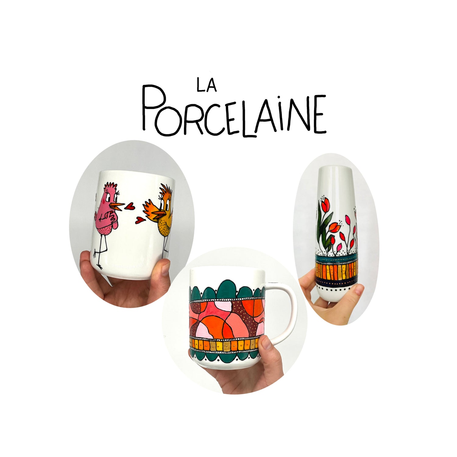 Des théières, des vases et mugs qui ne manquent pas d'originalité !