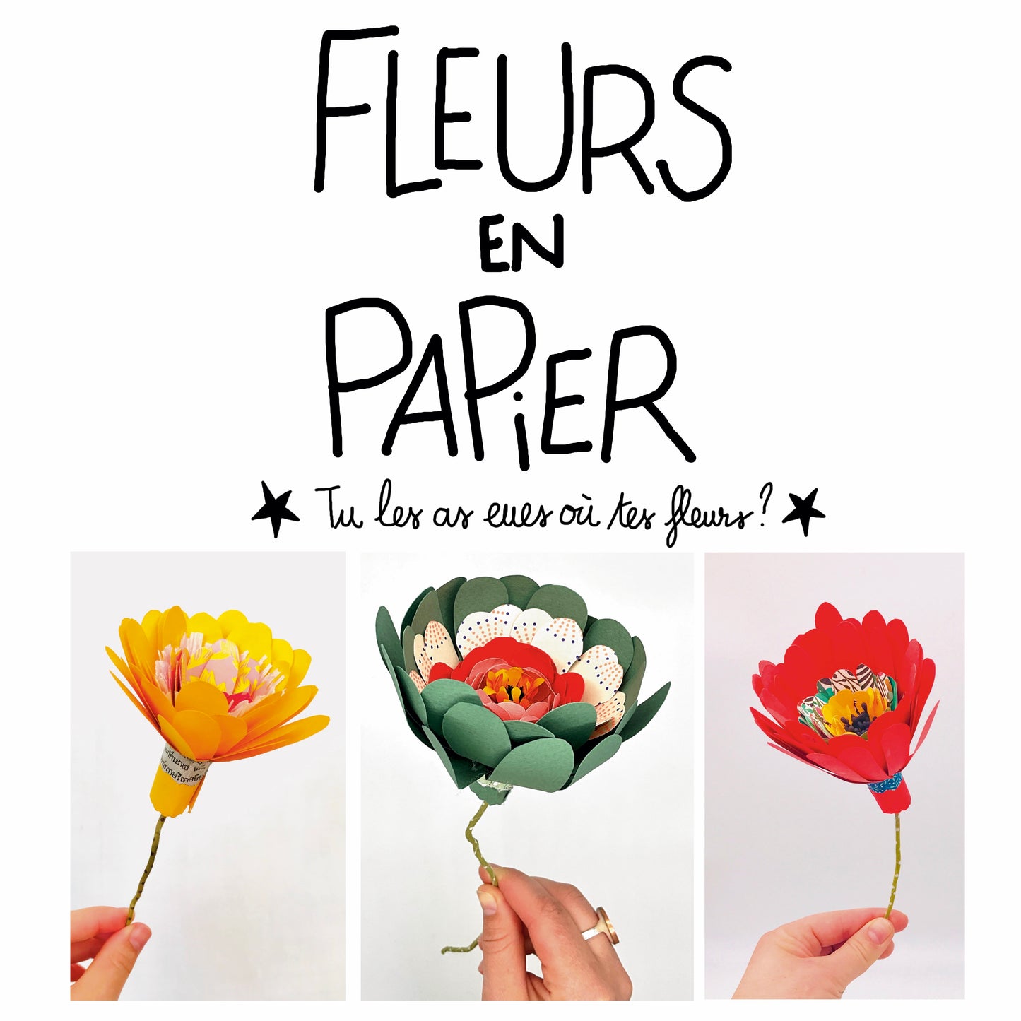 Fleurs en papier découpé, art floral, bouquet original, bouquet de mariée, mariage, bourquet unique, fleur ou bouquet coloré, bouquet personnalisé